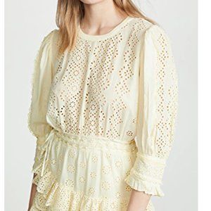 LOVESHACKFANCY   Lorelei Dress In Pisco, Size Medium